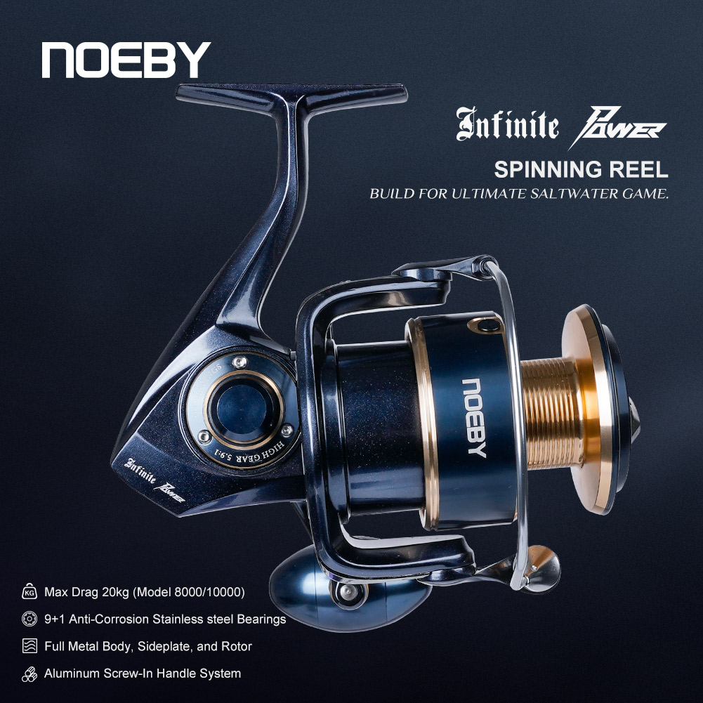 Abu Garcia Reel Max - Noeby Sonsuz Güçlü Spin Balıkçılık Makarası